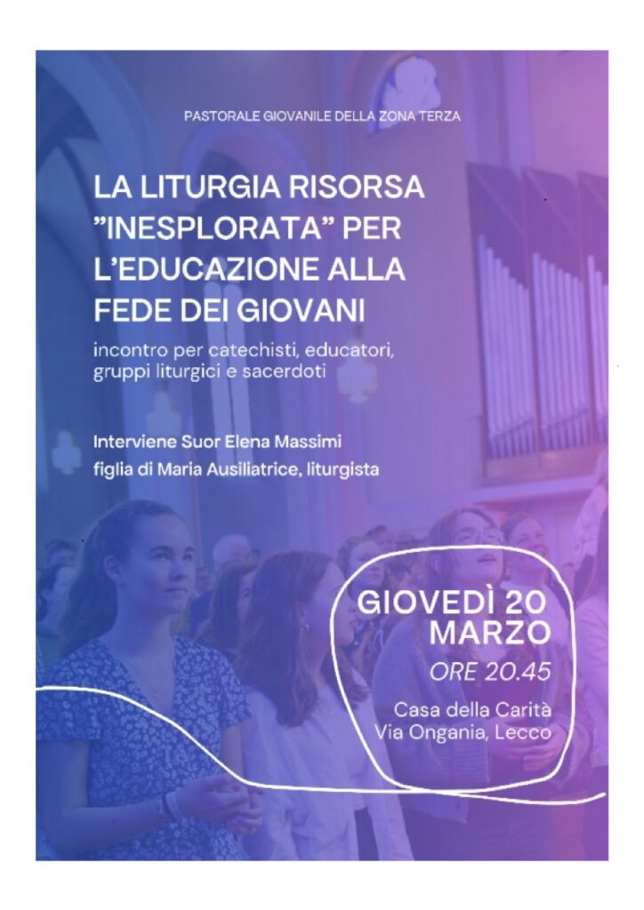La liturgia risorsa “inesplorata” per l’educazione alla fede dei giovani