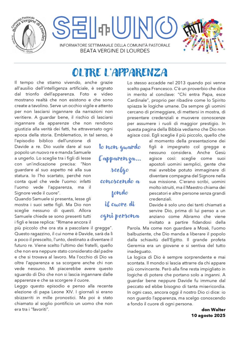 Oltre l’apparenza
