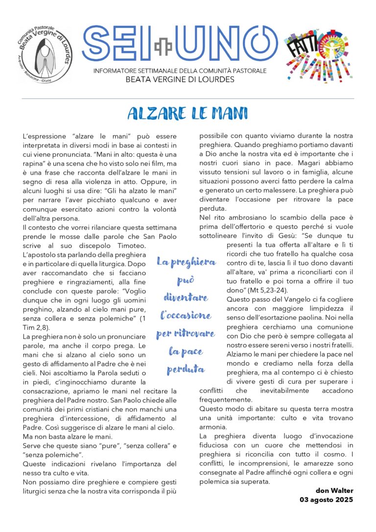Alzare le mani