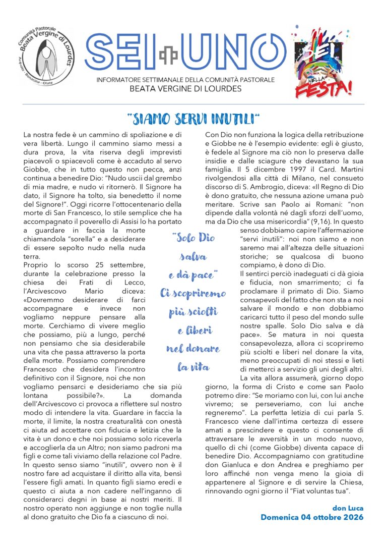 Siamo servi inutili